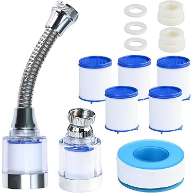 HOVCEH Filtre à Boule De Baignoire 8 Étapes - Filtre Eau Bain Bébé & Adulte, Peau Douce, 2500 Gallons