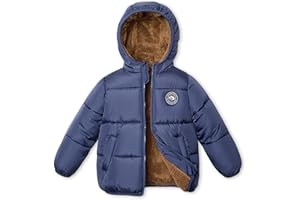 maoo garden Piccole Ragazze & Ragazzi Piumino d'inverno – 4-7 anni Bambini & Toddler, Forrato di pile, Leggero & Resistente all'acqua