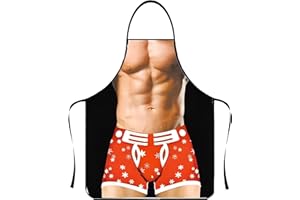 WOO LANDO Fartuch kuchenny i fartuch do grillowania dla mężczyzn – 73 x 57 cm – zabawny pomysł na prezent do grillowania