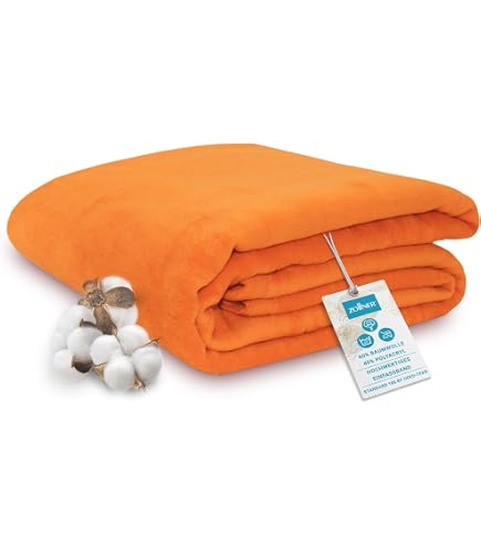 Joe Flanell-Überwurfdecke – Weiche Kuscheldecke Für Couch & Bett, 152 X 127 Cm