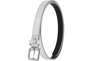 FASHIONGEN - Ceinture femme 2 cm Véritable CUIR ITALIEN, LINDA