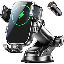 Support Voiture Magnétique Puissant 15W Charge Rapide Sans