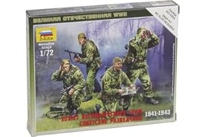 Zvezda - Z6137 - Maquette - Escouade Reconnaissance Sov - Echelle 1:72