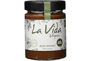 Brinkers La Vida Vegan Nuss-Nougatcreme 270 g, Ideal zum Frühstück aufs Brötchen, veganer Bio Brotaufstrich, glutenfrei und Palmölfrei