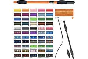 JA Horse Fleck Feldmann Balance Sports Dressage Whip Riding Whip (110 cm, Orange)
