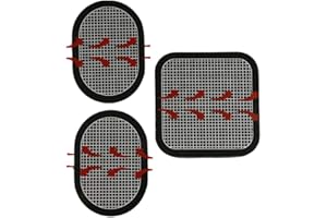 HOCOSO SOYOKO Coussinets en Gel de Rechange, 1 lot d'électrodes, Coussinets adhésifs en Gel, compatibles avec Les Ceintures Abdominales