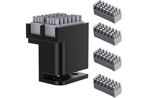 BIQU Panda Brush XP + 4PCS Kit d'outils nettoyage buse en silicone rechange, pour imprimantes 3D Bambu-Lab P1S/P1P/X1C/X1E, double brosse Têtes Remplacement Silicone Buse Essiggeur, Plug in Play