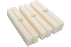 LTWHOME Compatible Mousseux Filtration Tapis Convient pour Fluval FX4 / FX5 / FX6(Paquet de 6)