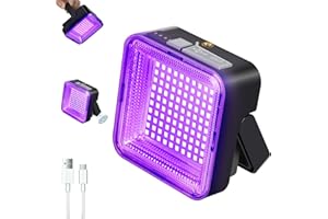 BENSS UV-Taschenlampe, Schwarzlicht, 2400 mAh, wiederaufladbarer Akku, 80 LEDs, 395 nM, UV-Schwarzlicht, Haustier-Urin-Detektor für trockene Hunde/Katzen, Urinflecken, Bettwanzen, Skorpionfinder