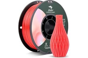 Creality 3D PLA Filament 1.75mm 1KG Spool, Dimensional Accuracy +/- 0.02mm, 3D Printing Filament for 3D Printers - Red