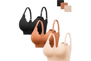 HBselect Nursing Bras for Breastfeeding Comfort Seamless Pregnancy Maternity Bra Wireless Sleep Bralette with Extra Extender