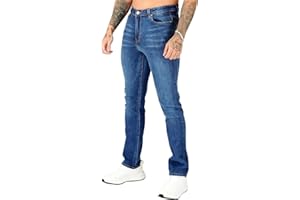 JMOJO - Mens Jeans Slim Fit - Stretch Jeans for Men UK - Men's Cotton Casual Denim Jean with 5 Pocket Design