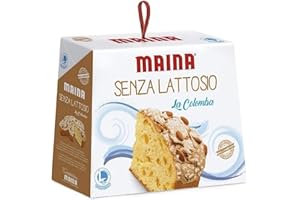 IDEA COLOMBA MAINA SENZA LATTOSIO 750 GR GLASSA CROCCANTE DI NOCCIOLE CON CANDITI