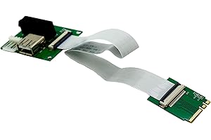 Sintech PCI-E Express X1/UB to M.2 A/E Key Adapter Card With FPC Cable