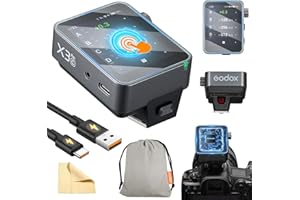 Godox X3PRO-C X3PRO C Drahtloser Blitzauslöser für Canon TTL 2,4 GHz HSS Integrierte Bluetooth-App-Steuerung LCD Touchscreen TCM Funktion Kamera-Fernauslöser für Canon