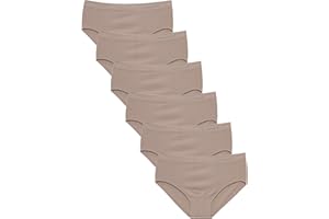 Channo Bragas de Algodón y Bambú para Mujer, Talle Alto, Sin Costuras, Colores Lisos