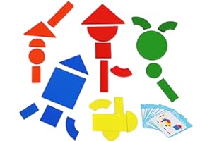 Toys of Wood Oxford TOWO Lavagnetta con Cavalletto per Bambini - Lavagna Magnetica Pieghevole con Lettere, Forme, Numeri Magnetici e Rotolo di Carta da Dipingere - Ideale per Bambini (Shapes)