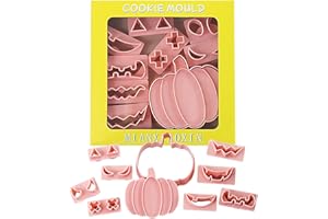 jamgeery Formine Biscotti Halloween, Tagliabiscotti A Forma Di Testa Di Zucca Tagliabiscotti Halloween Stampi Biscotti Zucca Per Bambini