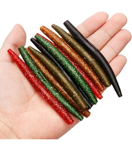 Wacky Rig Senko Plastic Plastic Worms Wacky Worms Bass Fishing