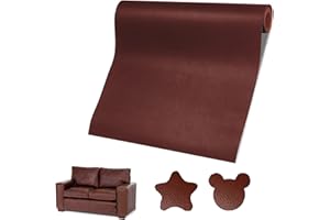 LZYKJGS Patch autocollant en cuir - 60 x 137 cm - Kit de réparation pour canapés, sièges auto, chaise de bureau, tête de lit, sacs à main (marron)
