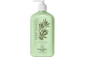 Australian Gold compatible - Hemp Nation Agave & Lime Tan Extender Body Lotion 535 ml