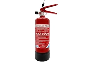Extincteur Tous Feux Firexo 2 litres, extincteurs 2 litres, 7 en 1 pour Tout Type d'incendie. Extincteurs pour la Maison, Le Bateau, Le Bureau, la Batterie au Lithium en Toute sécurité.