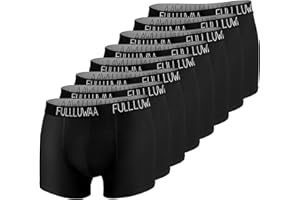 Fullluwaa Boxer (Pacco da 8) Uomo Cotone Elasticizzato Intimo Mutande Uomo