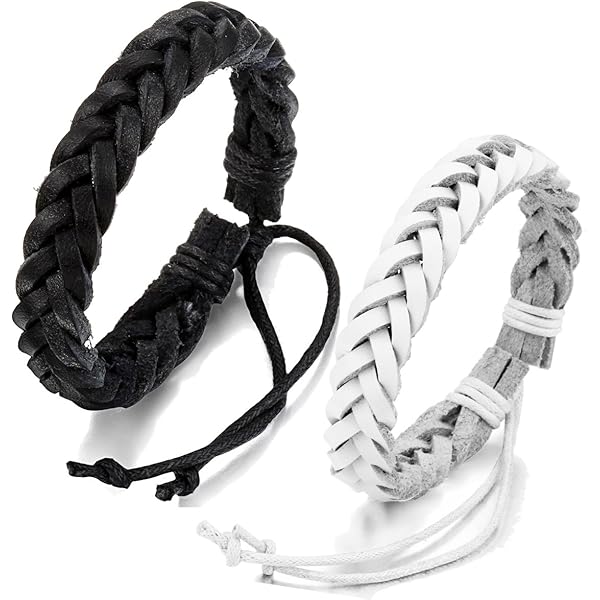 Bracciale Per Comunione In Acciaio E Pelle - Regalo Elegante Per Bambini - Foto 2