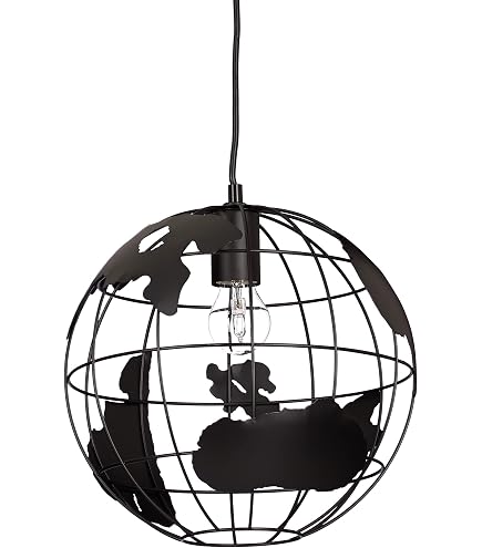 Light&More Lampadario Per Cameretta Saturno Ovale Arancio Per - 5