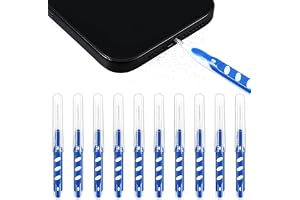 10 stycken USB C rengöringsset rengöringsset USB C rengöringsset telefon högtalare rengöringsborstar telefonhörlurar rengöringsborste igensättning mini borstrenare för