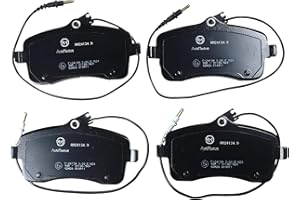 AutoMentum AM24134.9 Juego de Pastillas de Freno, juego de 4 para PEUGEOT 407 (6D_) 2004-2011 Eje delantero y otros vehiculos