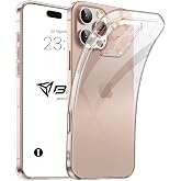 Babilden iPhone 16 Pro Max Kamera Korumalı Şeffaf Silikon Kılıf