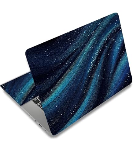 Autocollant Ordinateur Portable TaylorHe - Motif Tête De Tigre - 15,6 Pouces - Effet Cuir - Vinyle Décoration PC Motif