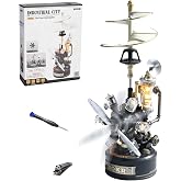 ROKR Yetişkinler i&ccedil;in 3D Bulmaca - Leonardo da Vinci'nin Helikopteri Mekanik Model Kitleri (CGL01), DIY Plastik Metal Yapı Se