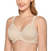 Soutien-gorge Minimiseur Femme Grande Taille - Armatures, Bretelles Réglables Rembourrées - Composition Polyamide/polyester/élasthanne