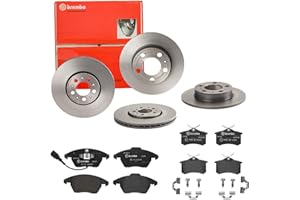 BREMBO BUNDLE Bremsen Set Bremsscheiben Bremsbeläge Brembo vorne hinten für für VW Skoda Seat