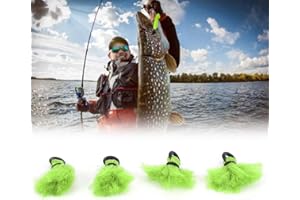 BOLORAMO 4pcs Drift Float Indicators fly fishing indicator Fish Foam Floats Trout Floats Fishing Rig Floats Strike Indicator Yarn Float Indicators Lure Fishes Corks, Floats & Bobbers