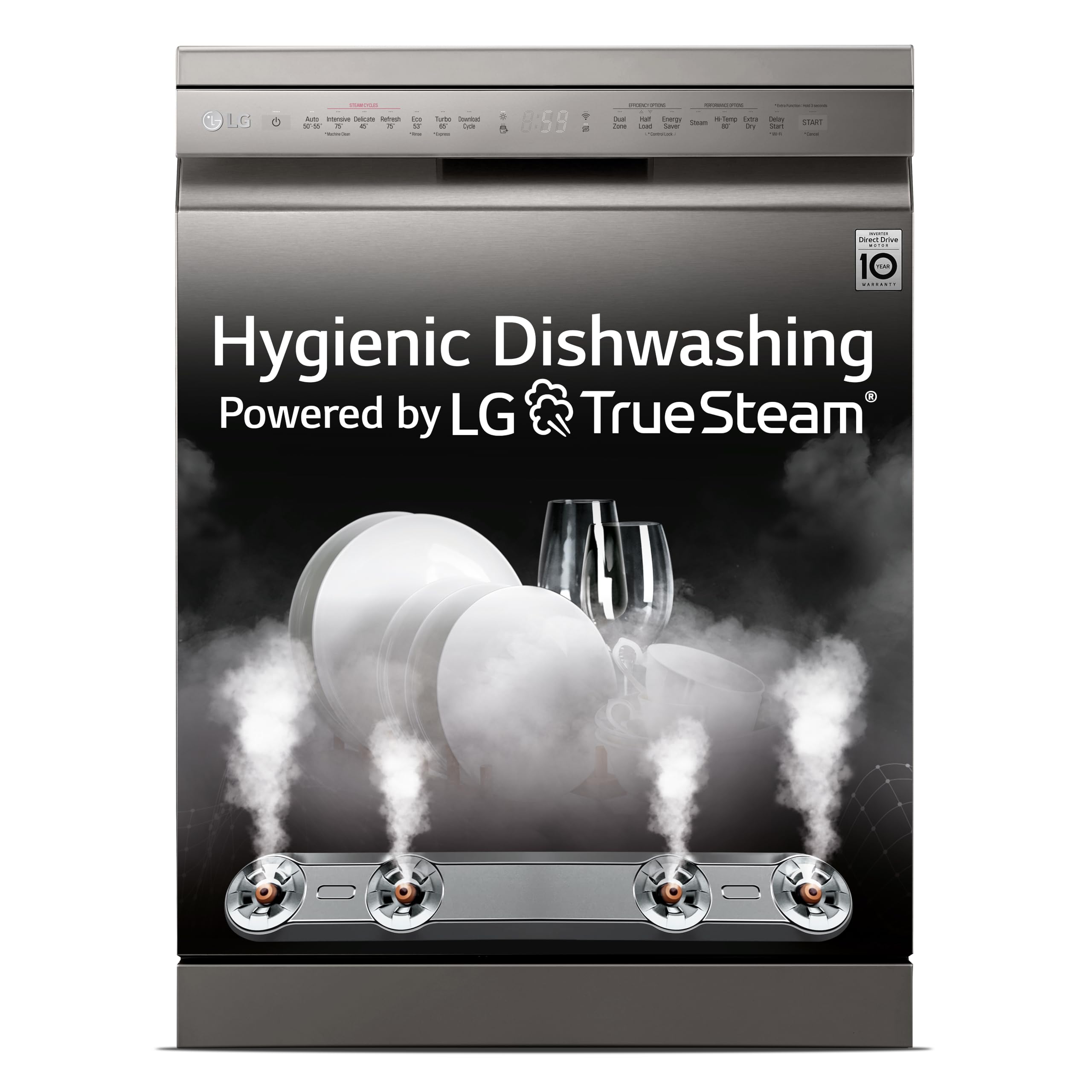 LG 14 Place Setting Dishwasher Review TrueSteam QuadWash Wi-Fi Enabled