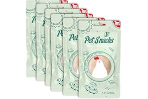 Sfasfnsd Rohes Nassfutter für Katzen, natürliche Hühnerleckerlis für wählerische Fresser und Hunde, getreidefrei, proteinreiches Topping, Snacks mit wenigen Zutaten (6er-Packung) 240 g