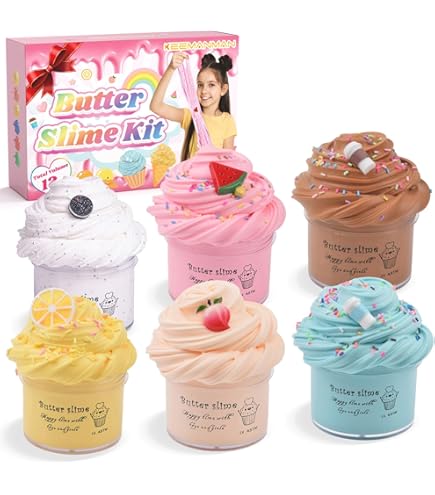 Kit de slime | Glitter Galz Regalos de cumpleaños para niñas de 6 años Kit de slime | Glitter Galz Regalos de cumpleaños para niñas de 6 años