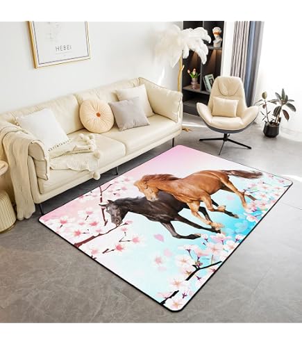 Generisch Wohnzimmer Teppich 140x200cm Tiere Weiße Produktbild-Vorschau 10