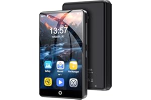 Oilsky 80GB MP3 Player with Bluetooth and WiFi, Mp3 & Mp4 Music Player with Spotify, Amazon Music, Deezer, Audible, Browser, 4.0" IPS Touch Screen Android Player with Speaker, FM Radio, Up to 512GB