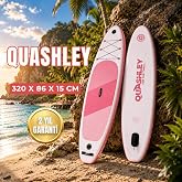 SavaBoards Quashley Şişme Paddle Board (SUP) Seti 320x86x15 cm | Stand Up Paddle Board | Drop Stitch Teknolojisi | Kaymaz EVA