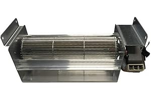 Xodo Store Ventola tangenziale Lunghezza Totale 383 mm, Dimensioni Bocchetta 283x44 mm, per stufe a Pellet Edilkamin