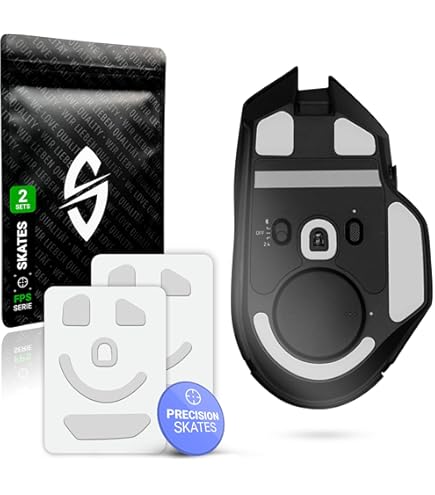 toergy 1 Set Mouse Anti-Slip Grip Tape für Razer Basilisk V3 Pro, Schweißbeständig, Einfach zu bedienen, Selbstklebendes Design, Professionelle Mäuse Upgrade Kit,Schwarzes Gold gedrucktes Muster