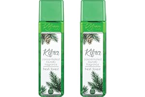 BRANDED HOUSEHOLD Fresh Forest Concentrated Laundry Fragrance 200ml 80 Washing Cycles - Long Lasting Perfume Fabric Conditioner Highly-Concentrated Formula Soft & Refreshed Compartment - Pack of 2