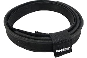 GHOST INTERNATIONAL Ghost – Rigid Nylon Belt for IPSC, Carbon Look with Velcro and Inner Belt