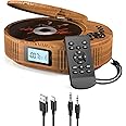 Arafuna CD Player Portable Upgraded Boombox CD Player & Bluetooth Speaker 2 in 1 Combo, Rechargeable Portable CD Player for Car/Home with Remote Control, FM Radio, Support AUX/USB, Headphone Jack