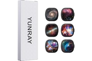 YUNRAY Galaxy Projector Disc – Diapositiva de proyector Ultra HD, Compatible con YUNRAY Galaxy Projector Pro y Modelos SKE-TKQ01 y BL-DQY02 (Pro Versión) – Juego de 6 Discos