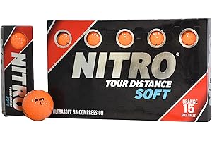 Nitro Tour Distance - Palline da golf morbide [15 palline]